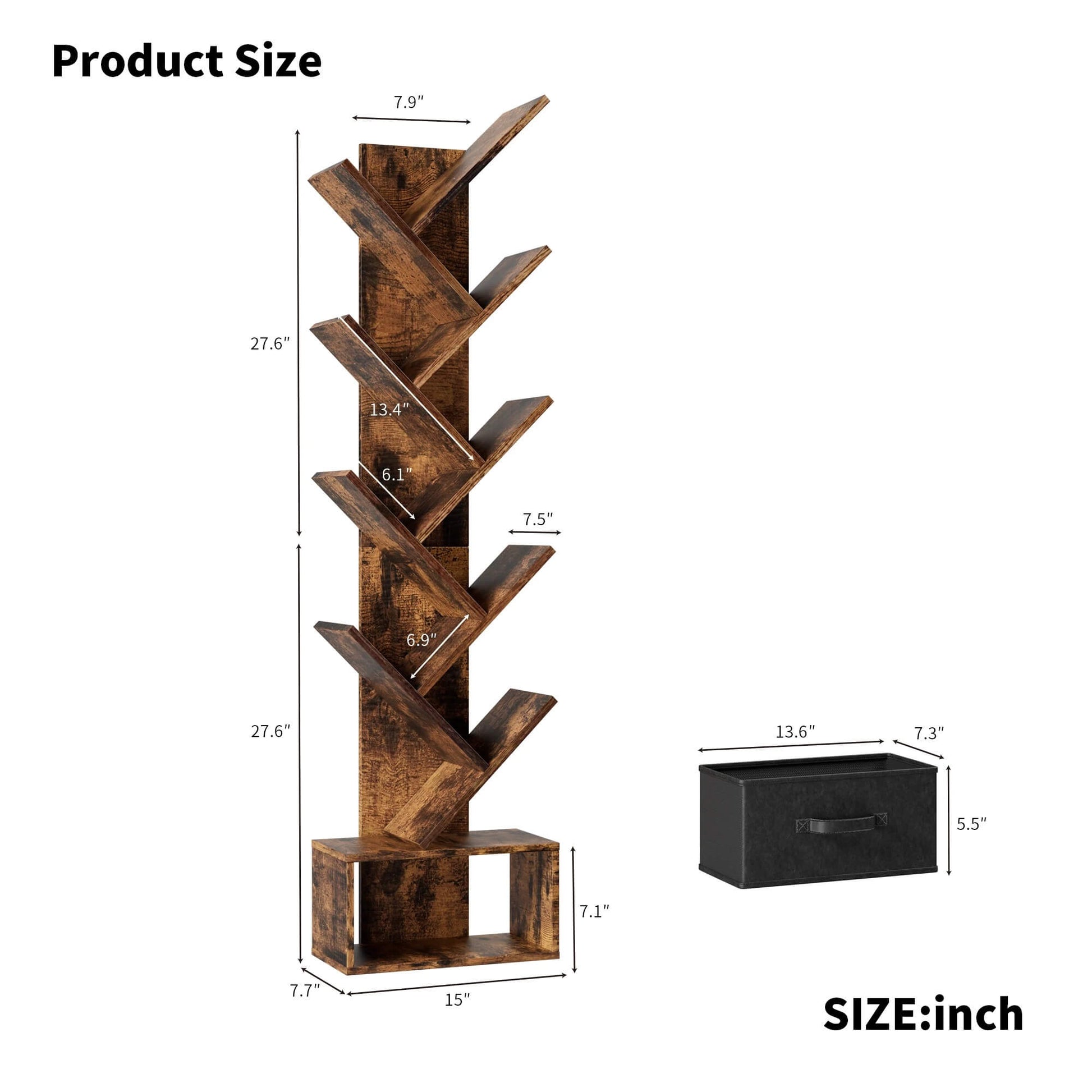 A Da Vinci 9 Tier Tree Office Book Shelf  sold by WorkZen Interiors