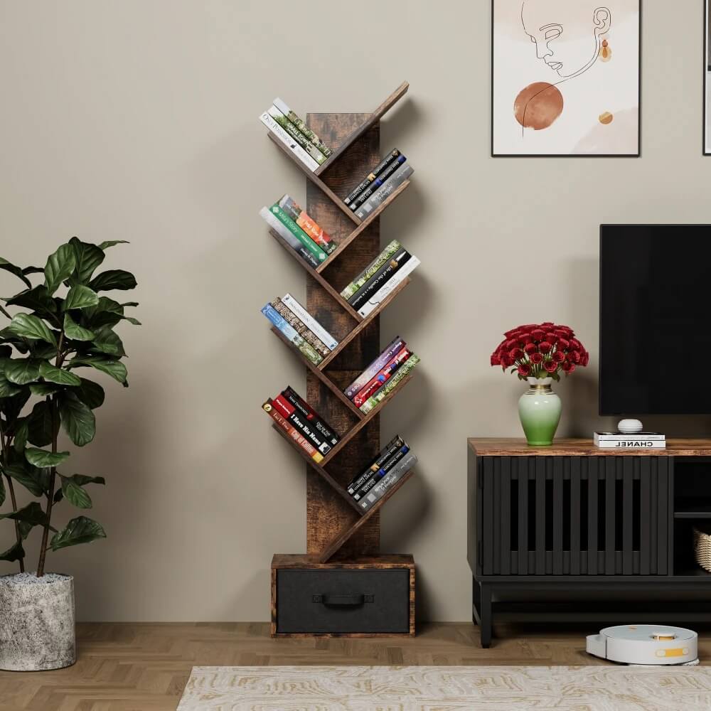 A Da Vinci 9 Tier Tree Office Book Shelf  sold by WorkZen Interiors