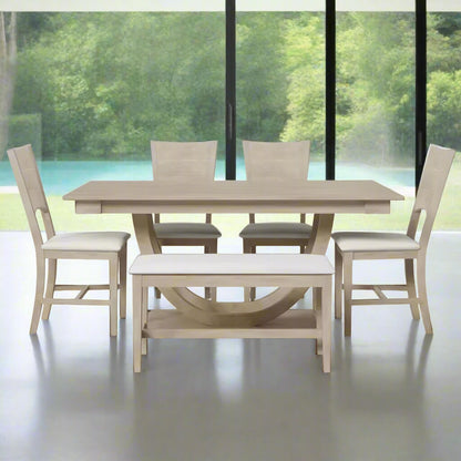 A Dining Room Table Set For 6 sold by WorkZen Interiors