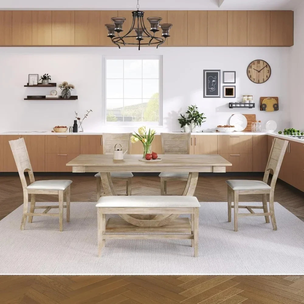 A Dining Room Table Set For 6 sold by WorkZen Interiors