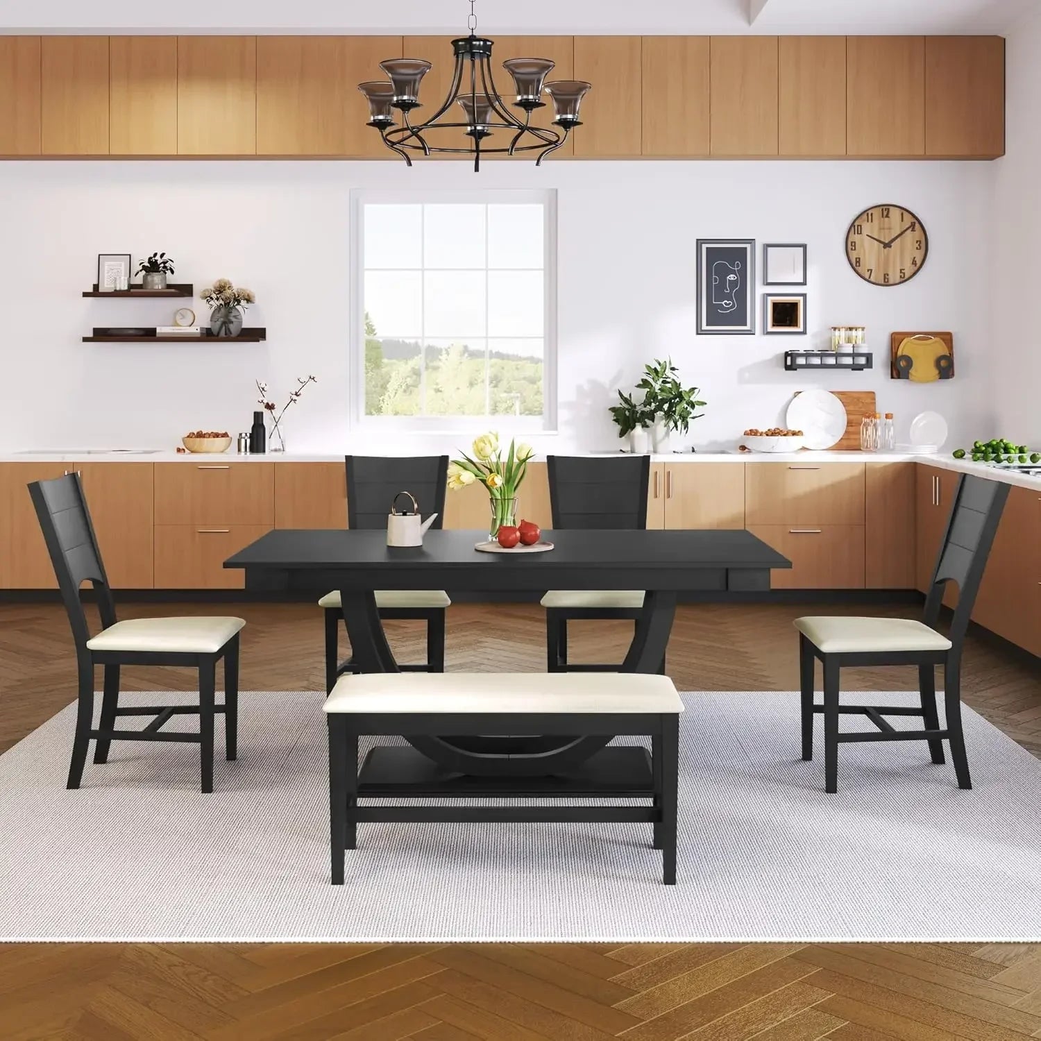 A Dining Room Table Set For 6 sold by WorkZen Interiors
