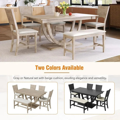 A Dining Room Table Set For 6 sold by WorkZen Interiors
