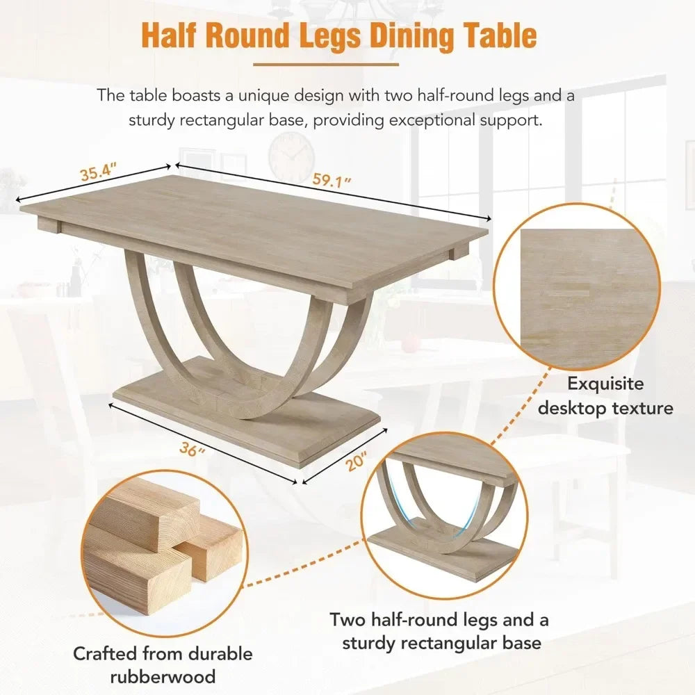 A Dining Room Table Set For 6 sold by WorkZen Interiors