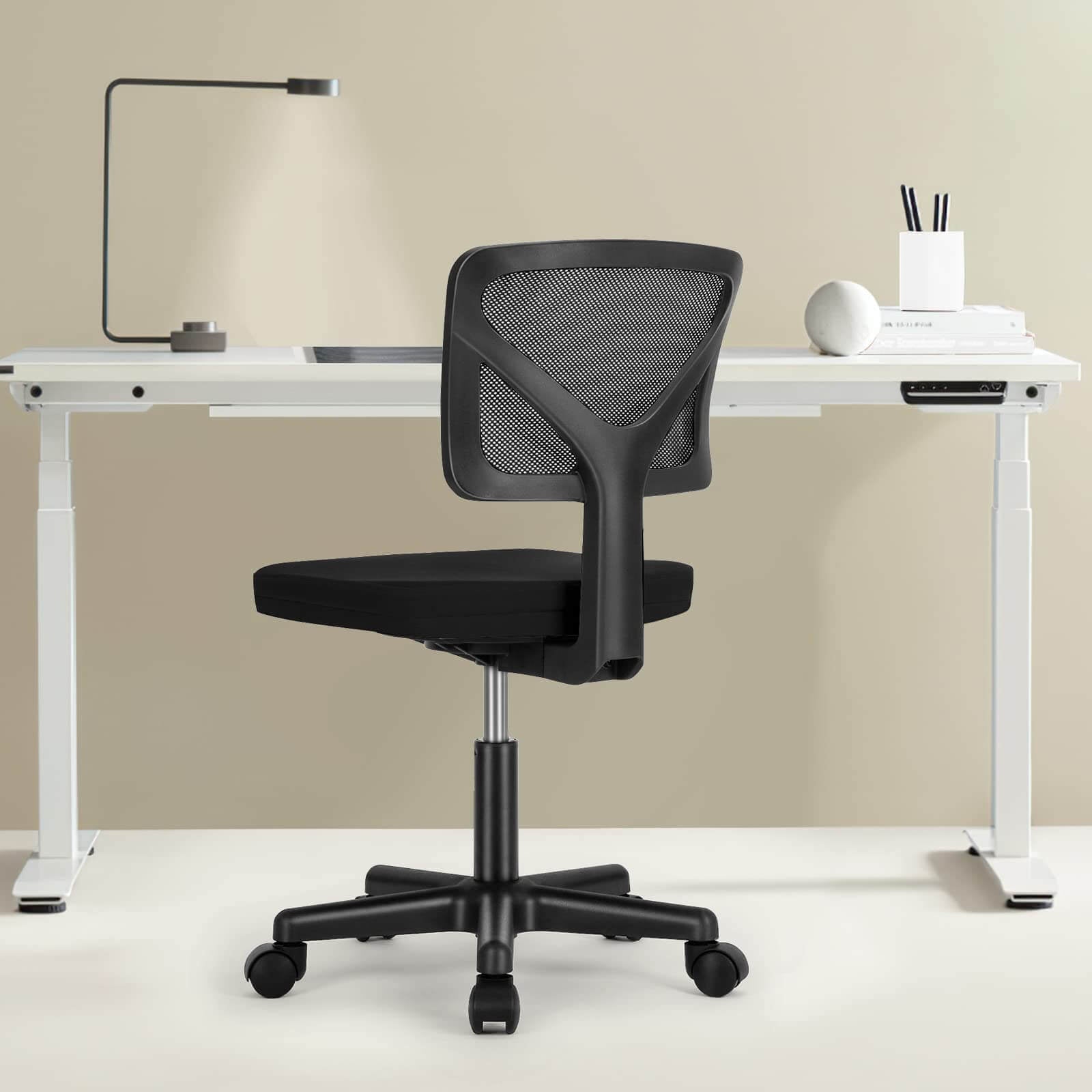 A black Ergo Mesh Office Chair sold by WorkZen Interiors