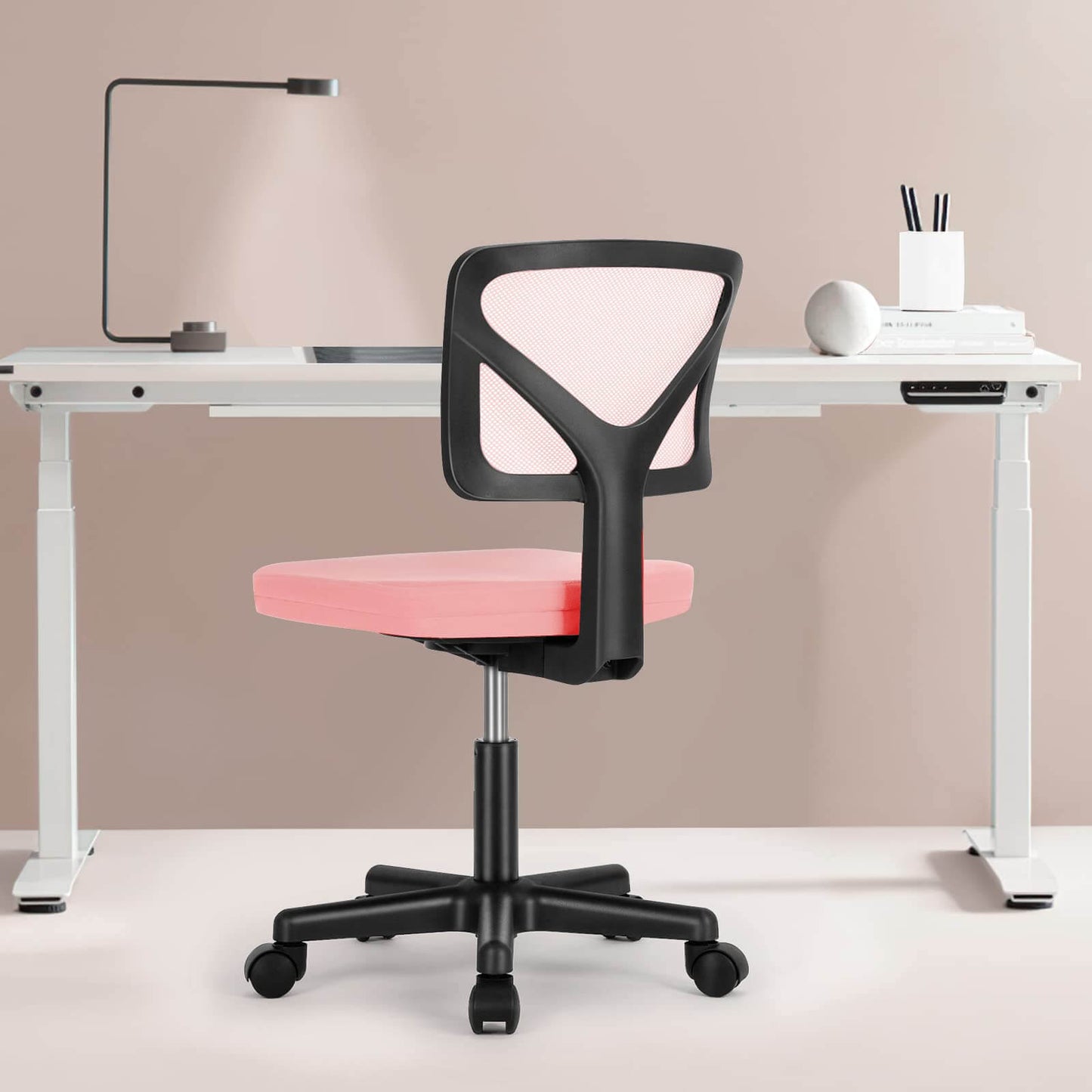 A pink Ergo Mesh Office Chair sold by WorkZen Interiors