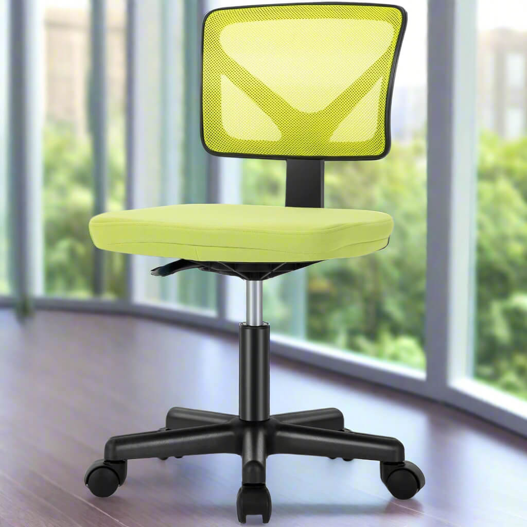 A green Ergo Mesh Office Chair sold by WorkZen Interiors