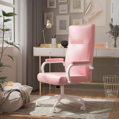 A pink Executive Office Desk Chair sold on WorkZen Interiors