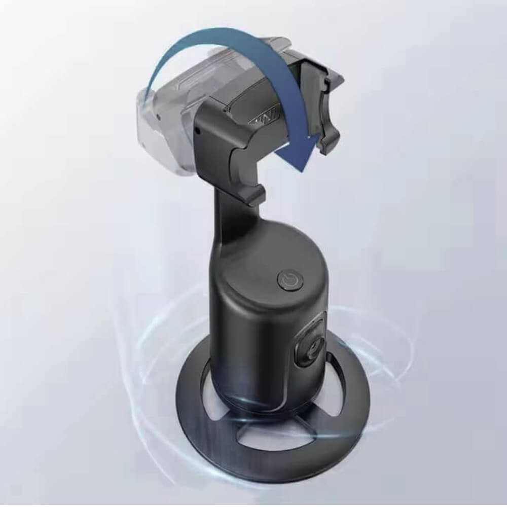 A black motion sensor phone holder of different colors being sold by WorkZen Interiors