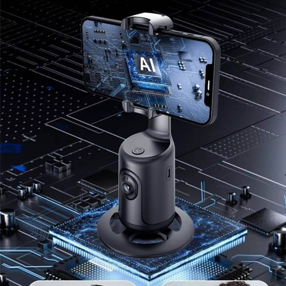 A black motion sensor phone holder of different colors being sold by WorkZen Interiors