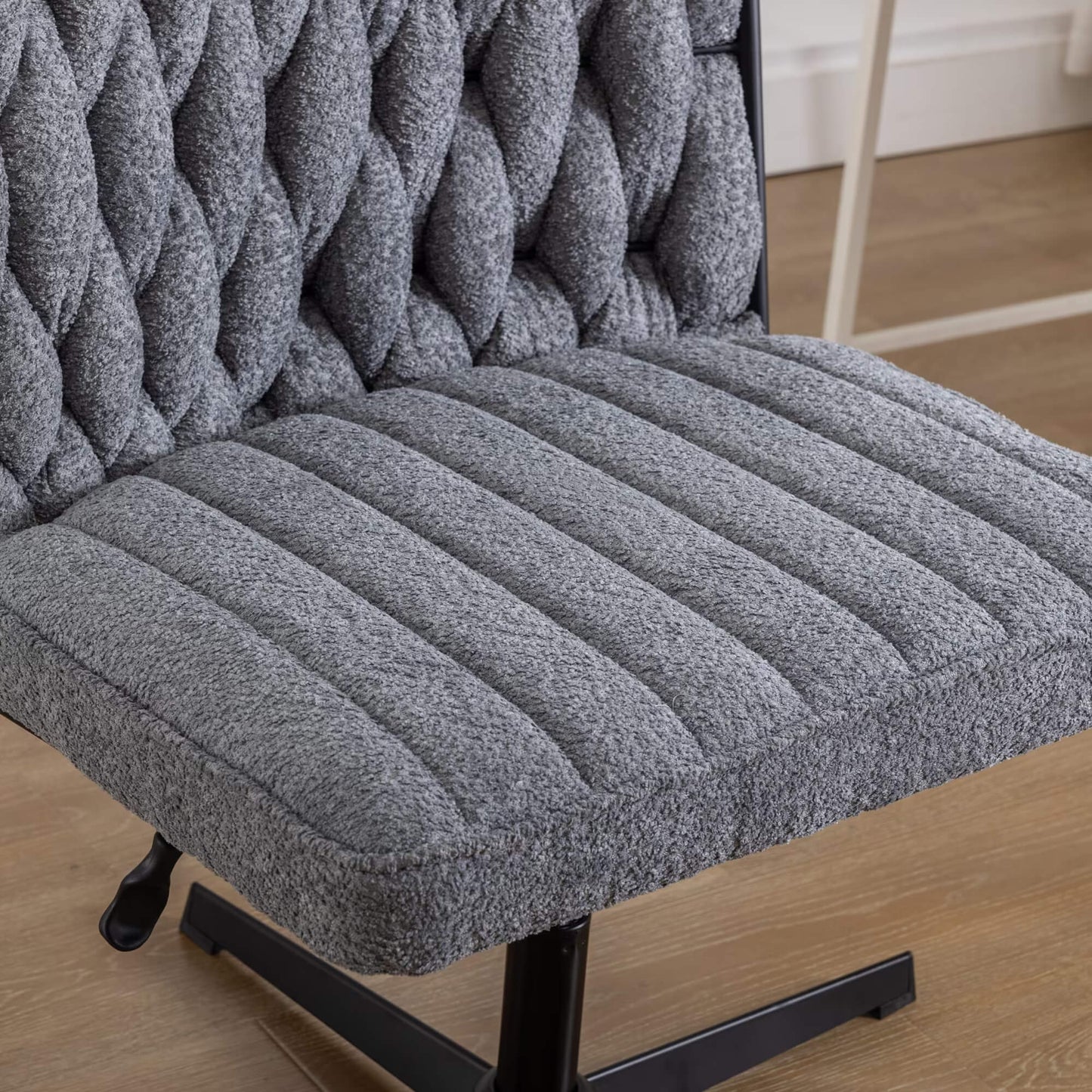 A Gray fabric office chair sold by WorkZen Interiors