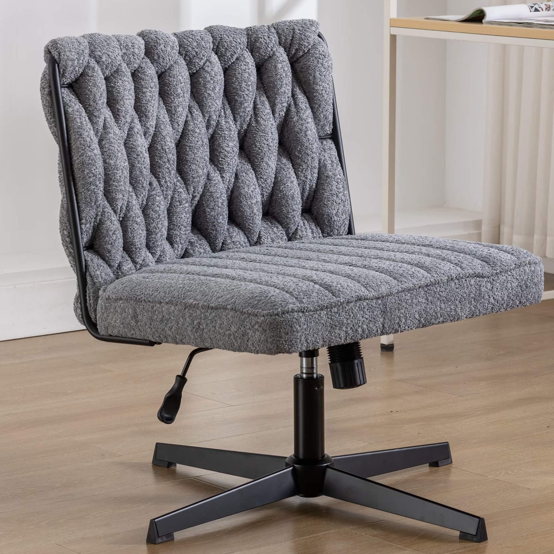 A Gray fabric office chair sold by WorkZen Interiors