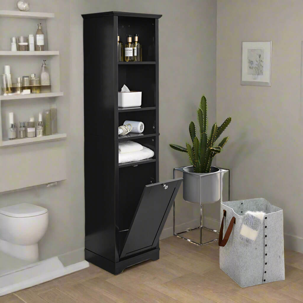 A Floor Standing Bathroom Storage Cabinets sold by WorkZen Interiors