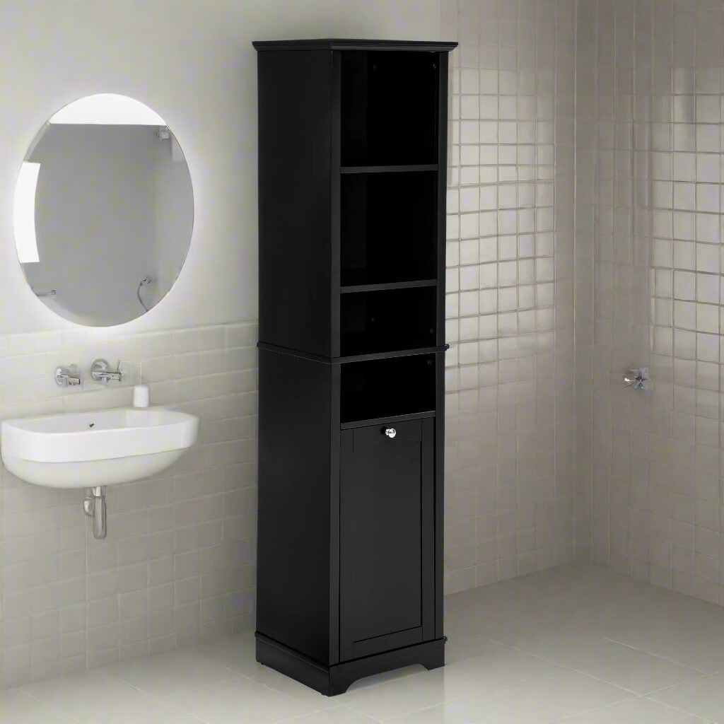 A Floor Standing Bathroom Storage Cabinets sold by WorkZen Interiors