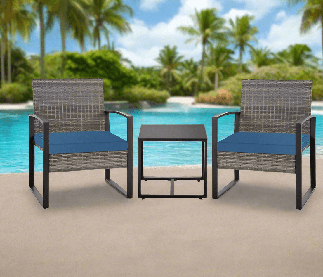 A garden dining set sold by WorkZen Interiors