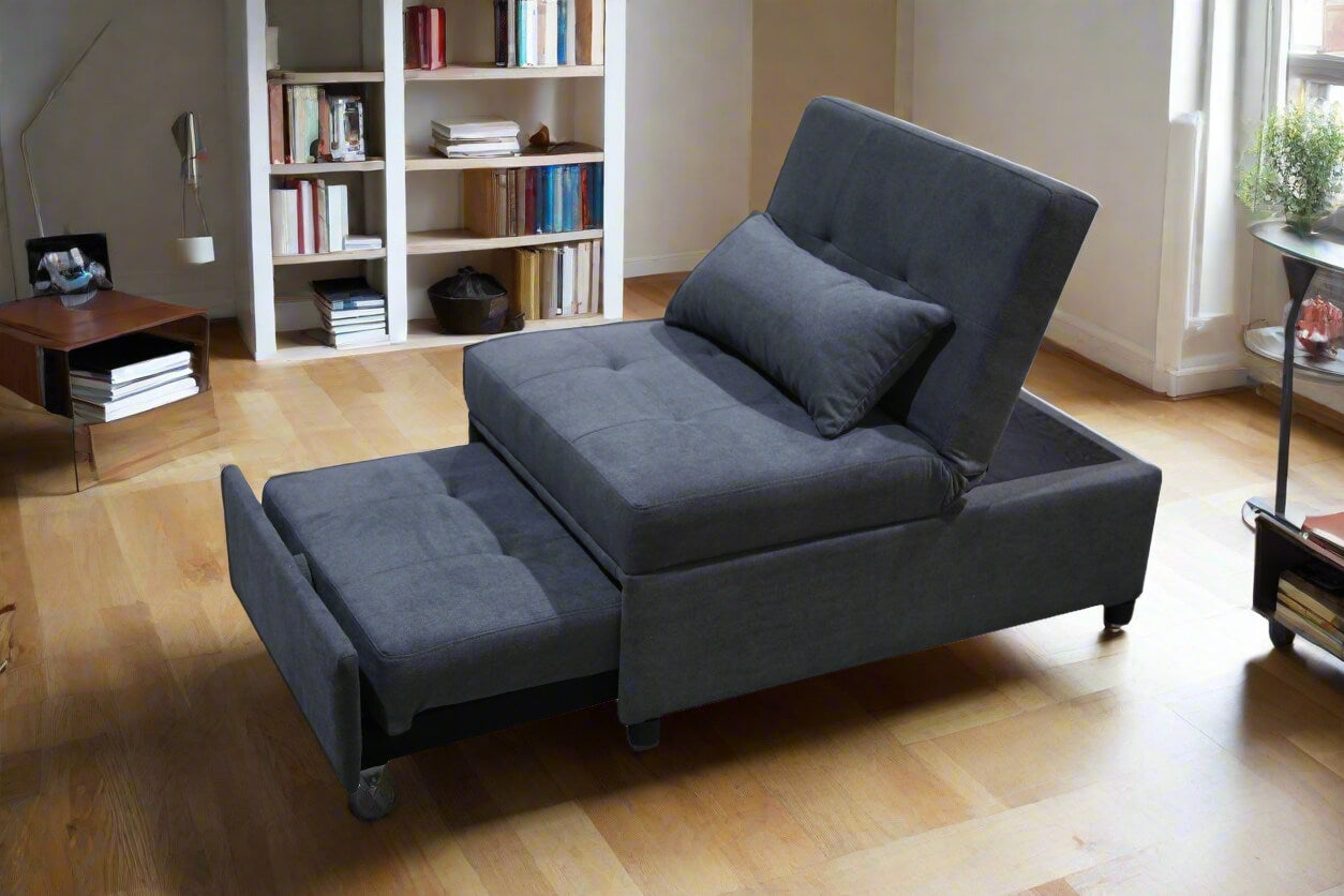 An extended Giovanni Sofa Bed Chair sold by WorkZen Interiors