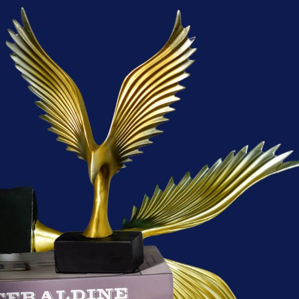 A Golden Wings Monarch Trophy sold by WorkZen Interiors