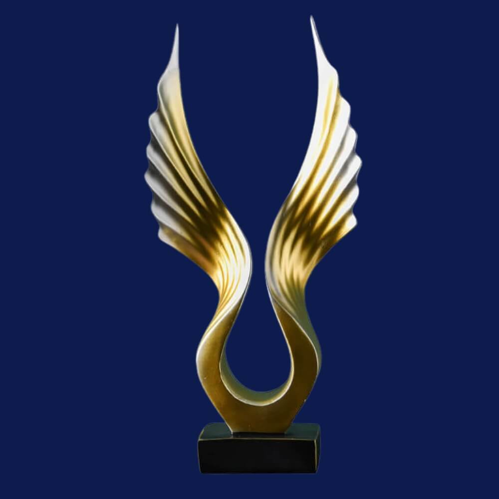 A Golden Wings Monarch Trophy sold by WorkZen Interiors