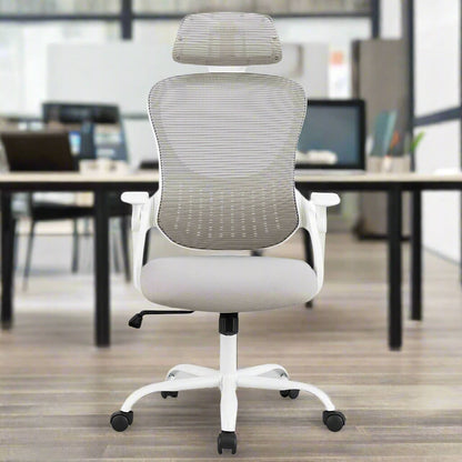 A  Gray Mesh Back Office Desk Chair  sold by WorkZen Interiors