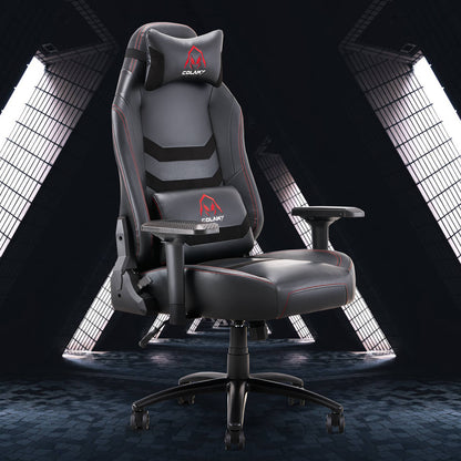 A black heavy duty gaming chair sold by WorkZen Interiors