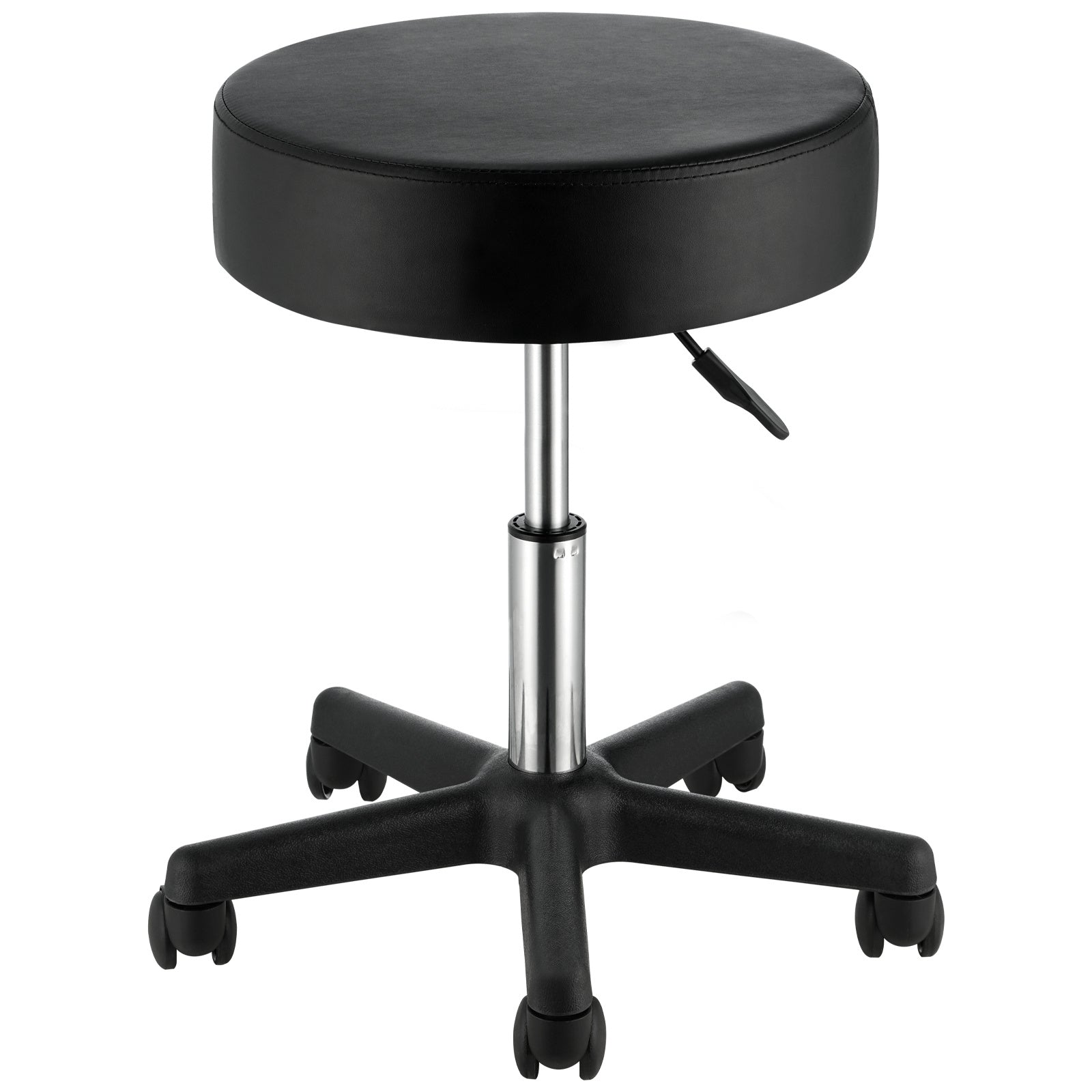 A 400 lbs leather stool sold by WorkZen Interiors