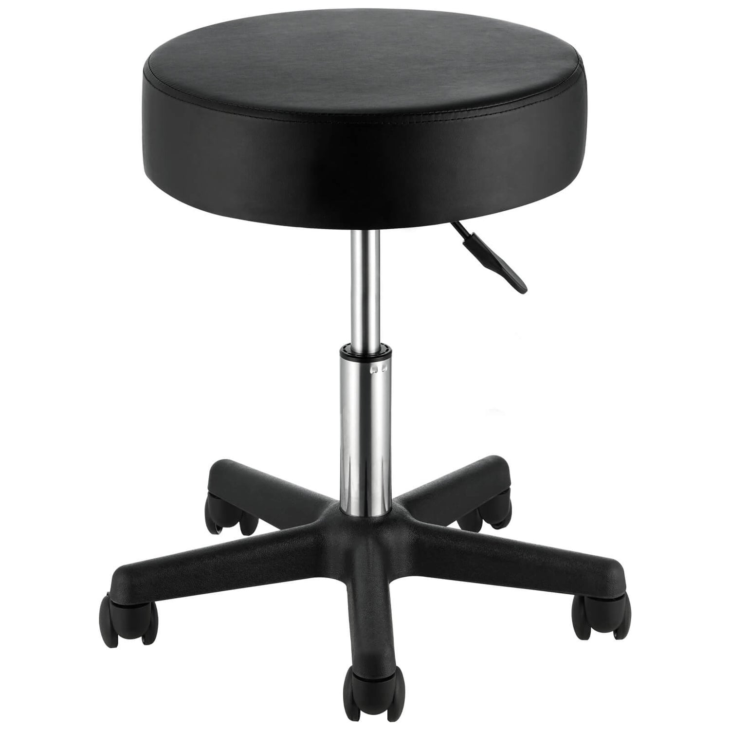 A 400 lbs leather stool sold by WorkZen Interiors