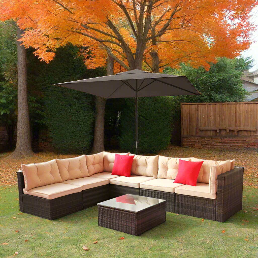 A Patio Sectional Set sold by WorkZen Interiors