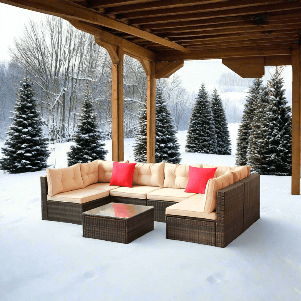A Patio Sectional Set sold by WorkZen Interiors