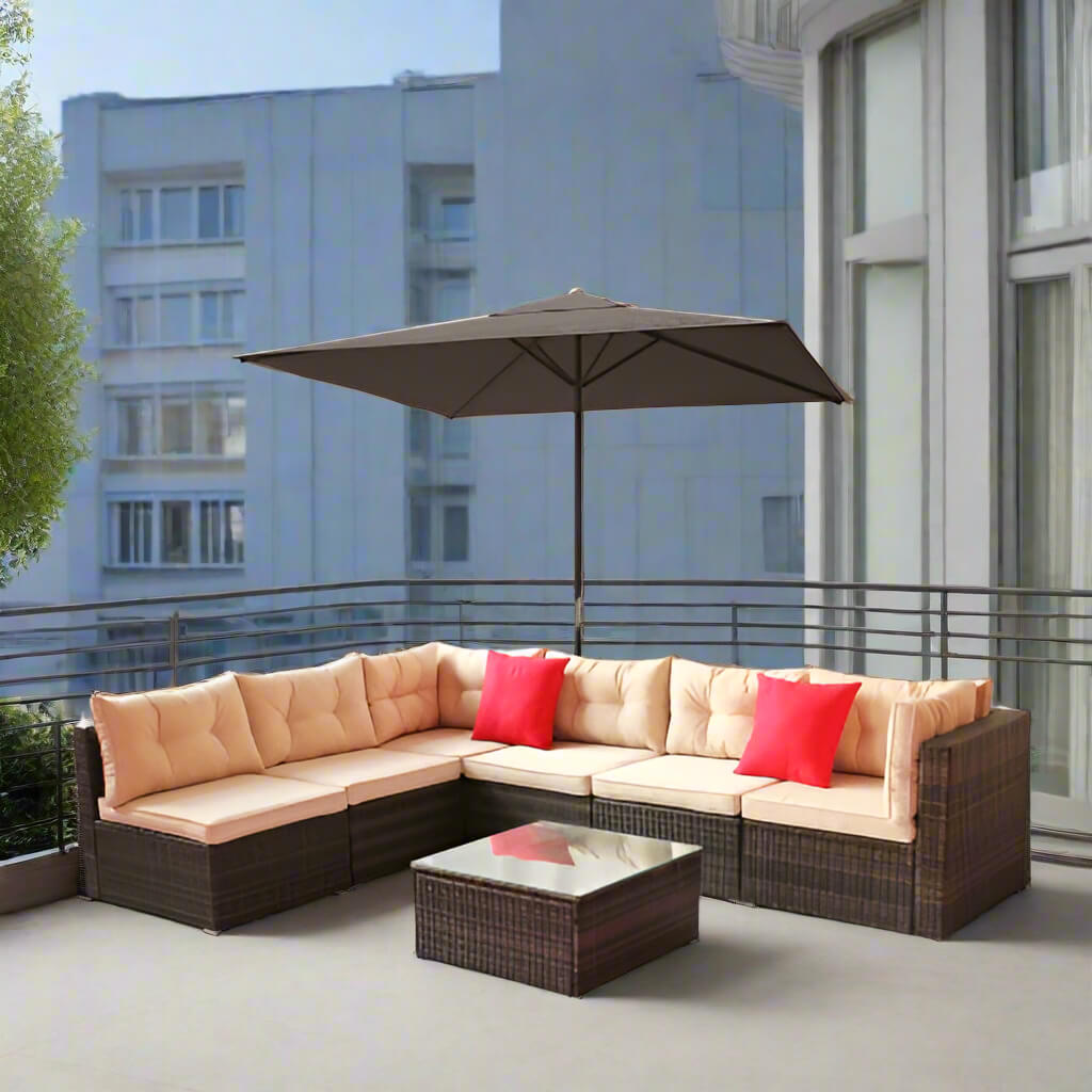 A Patio Sectional Set sold by WorkZen Interiors