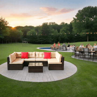 A Patio Sectional Set sold by WorkZen Interiors