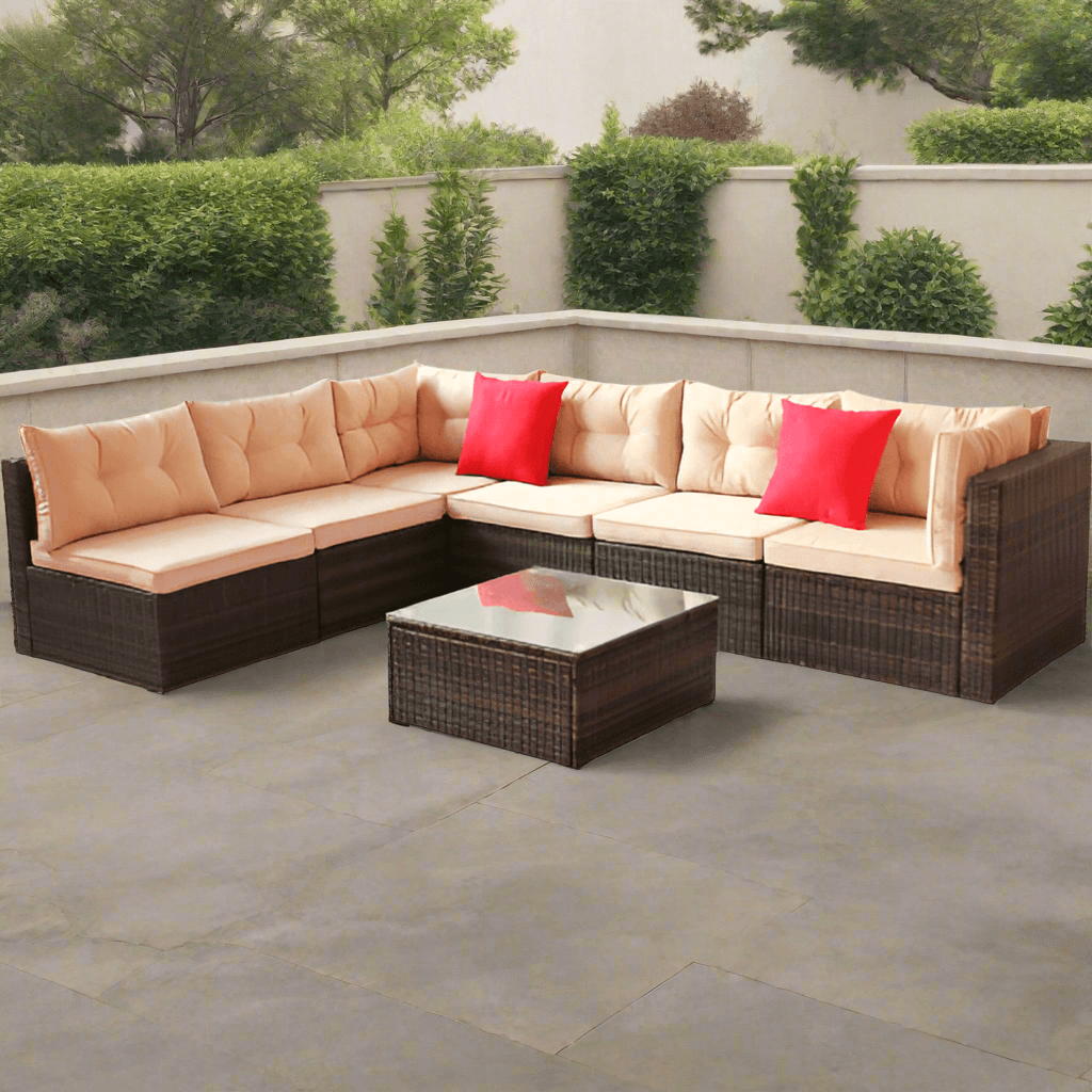 A Patio Sectional Set sold by WorkZen Interiors
