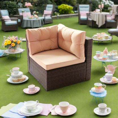 A sofa from a Patio Sectional Set sold by WorkZen Interiors