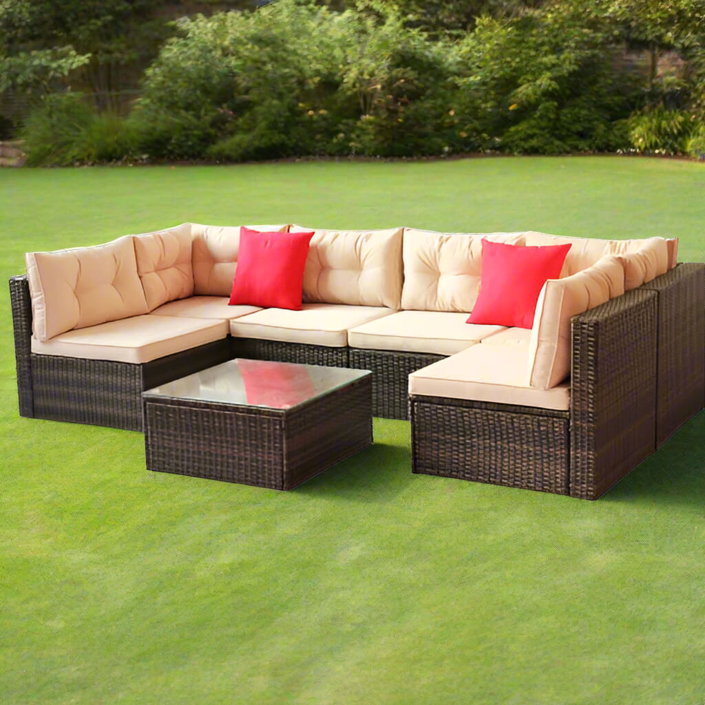 A Patio Sectional Set sold by WorkZen Interiors