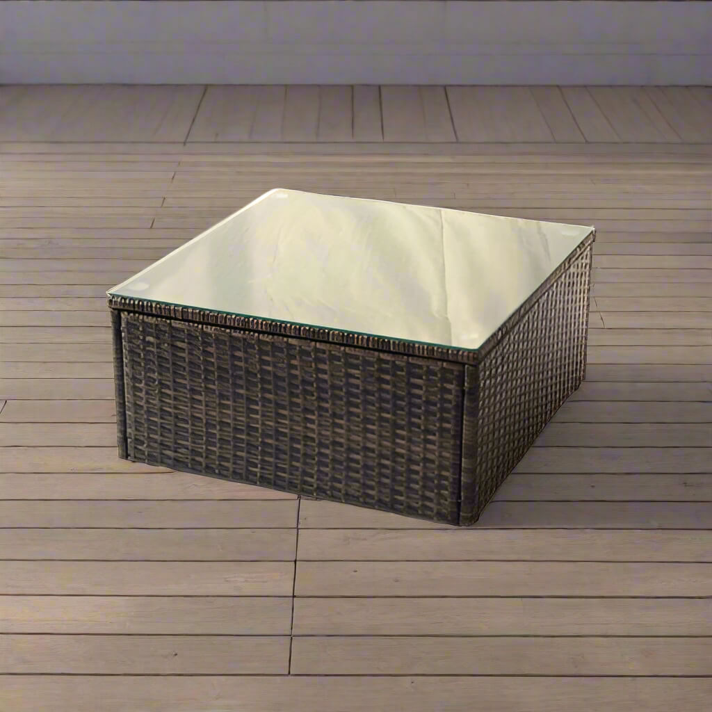 The center table of a Patio Sectional Set sold by WorkZen Interiors