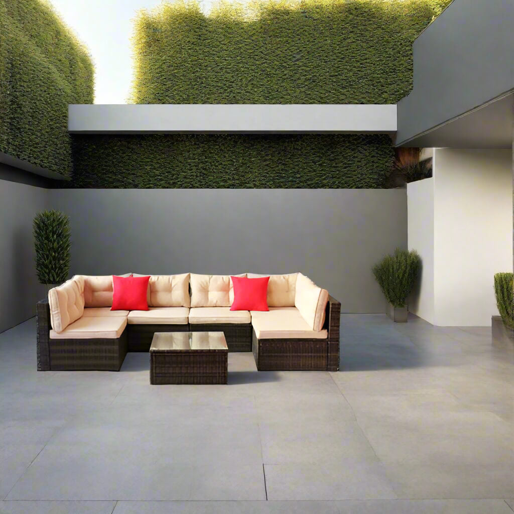 A Patio Sectional Set sold by WorkZen Interiors