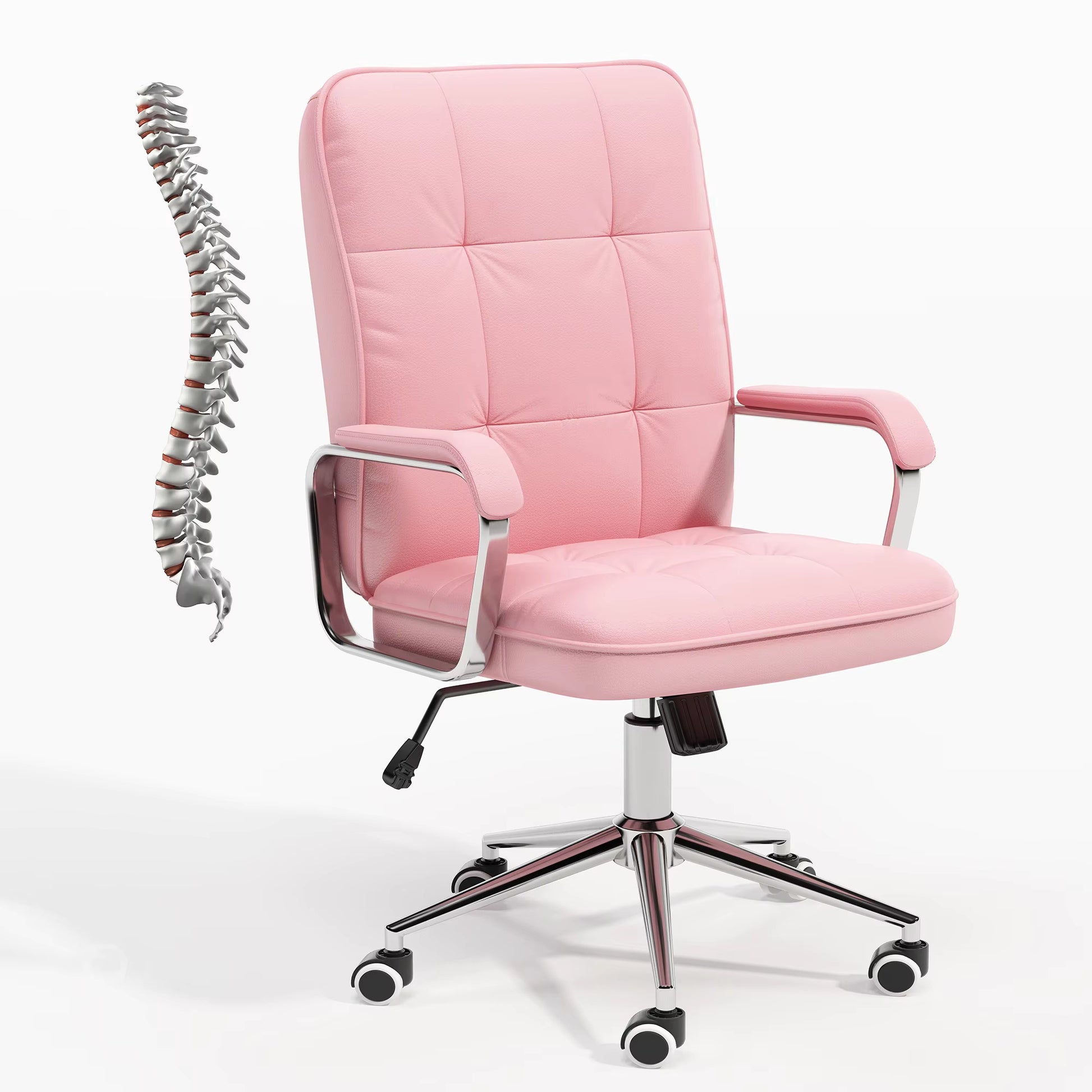 A pink office chair sold by WorkZen Interiors 
