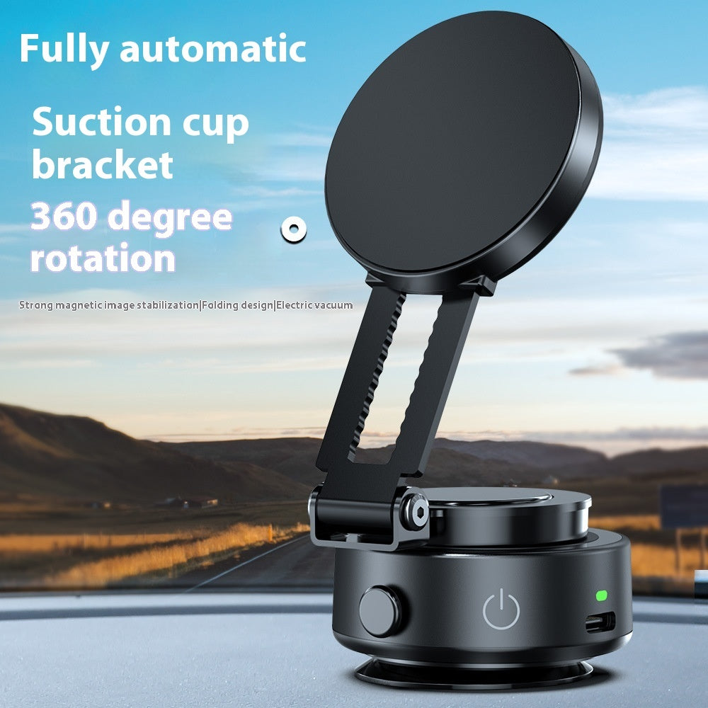 A black Magnetic Phone Holder sold by WorkZen Interiors