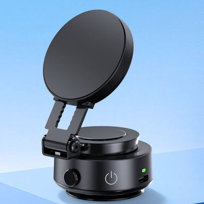 A black Magnetic Phone Holder sold by WorkZen Interiors