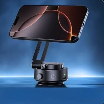A black Magnetic Phone Holder sold by WorkZen Interiors