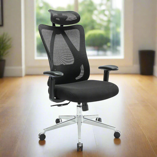 A Black Recliner Office Chair sold by WorkZen Interiors