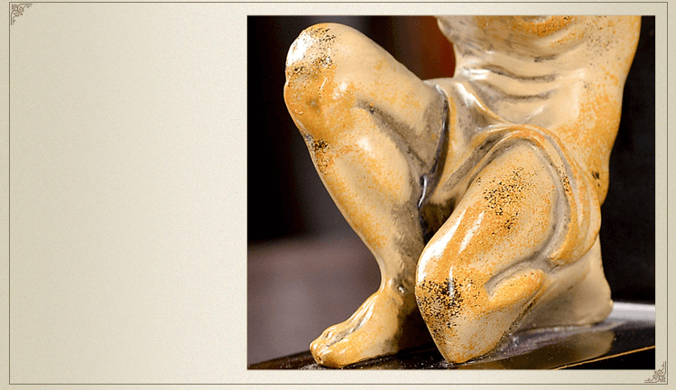 A Charon Resin Sculpture Of Office Figures sold by WorkZen Interiors