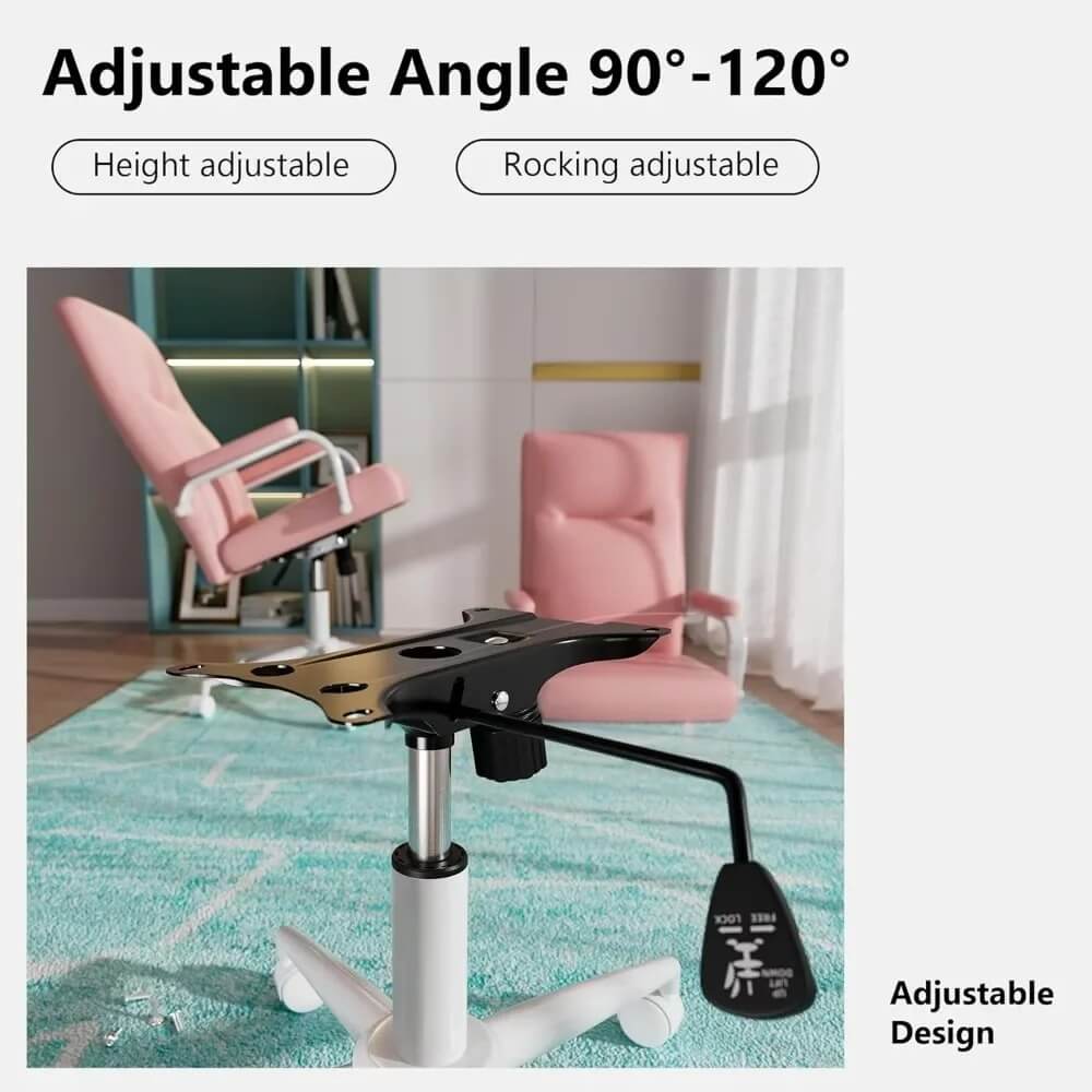 A pink Executive Office Desk Chair sold on WorkZen Interiors