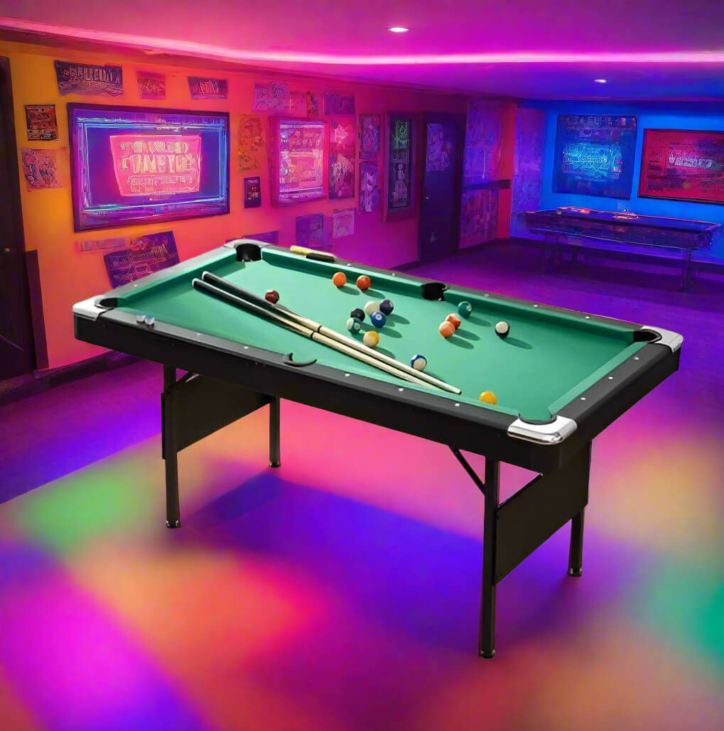 A green snooker table sold by WorkZen Interiors