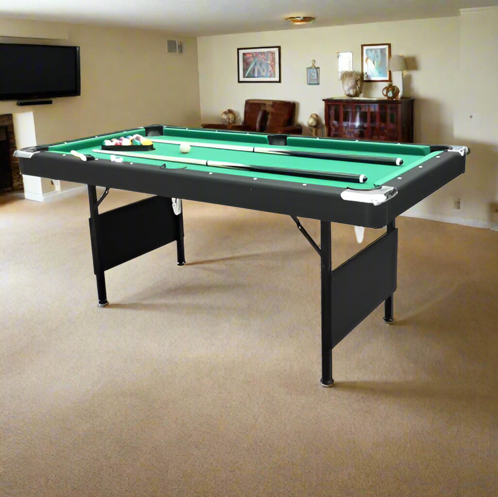 A green snooker table sold by WorkZen Interiors