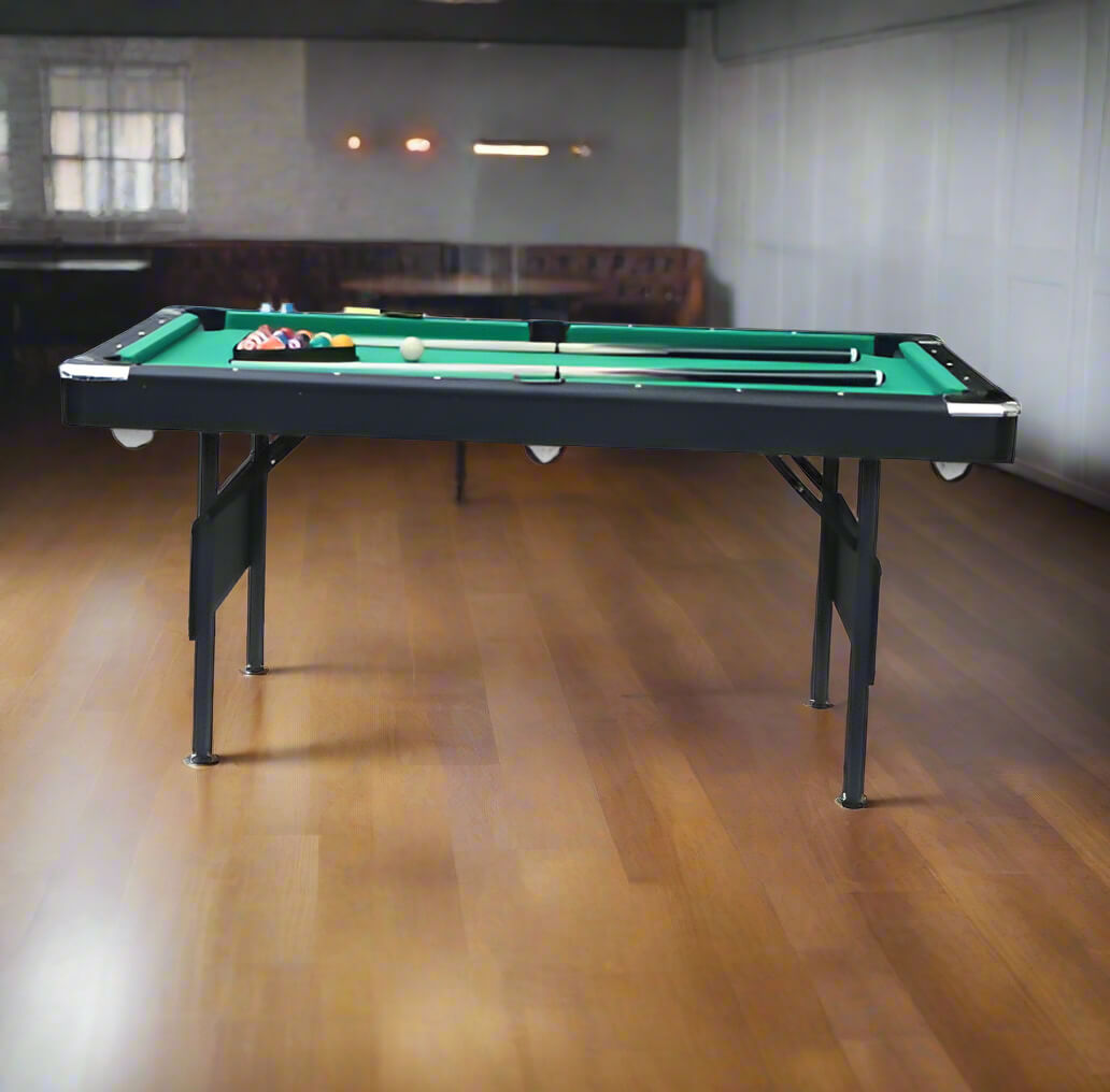A green snooker table sold by WorkZen Interiors