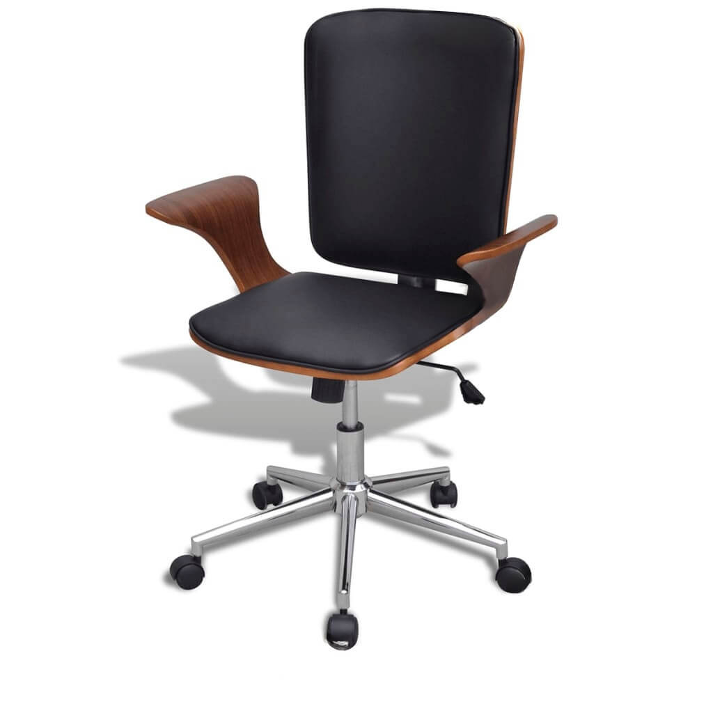 A Swivel Leather Office Chair sold on WorkZen Interiors