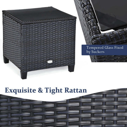 A red 3 Piece Patio Furniture Set sold by WorkZen Interiors