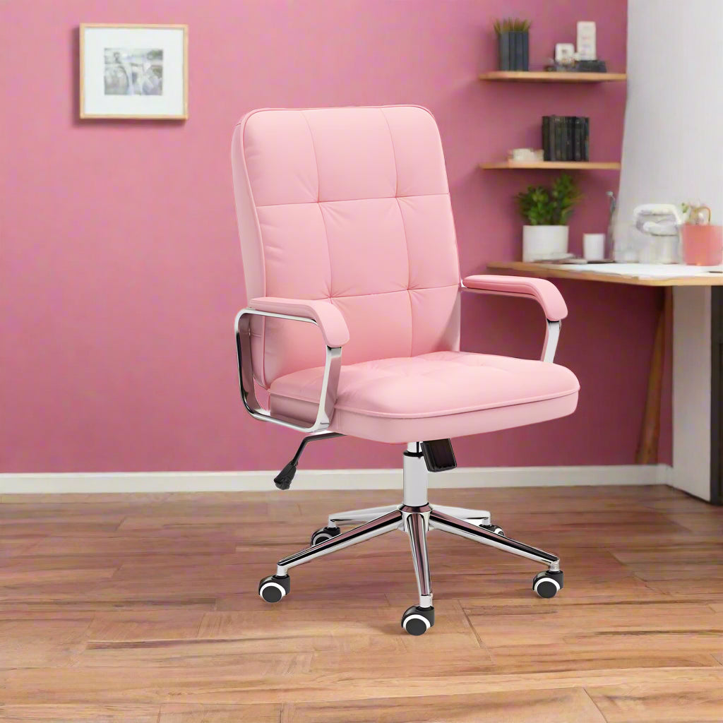 A pink office chair sold by WorkZen Interior