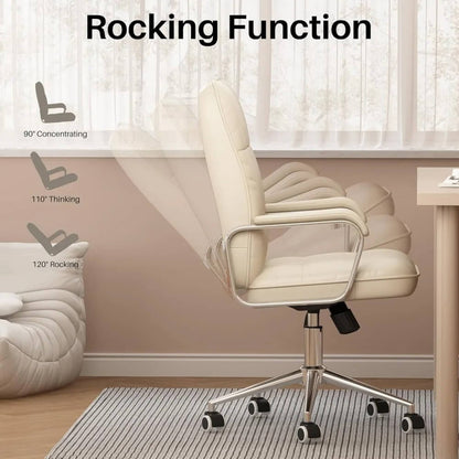 A white office chair sold by WorkZen Interiors 