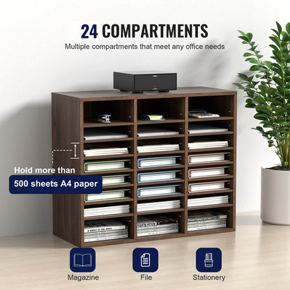 A zen office file organizer sold by WorkZen Interiors