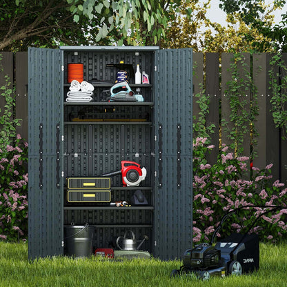 30 Cubic Ft. Resin Vertical Storage Shed